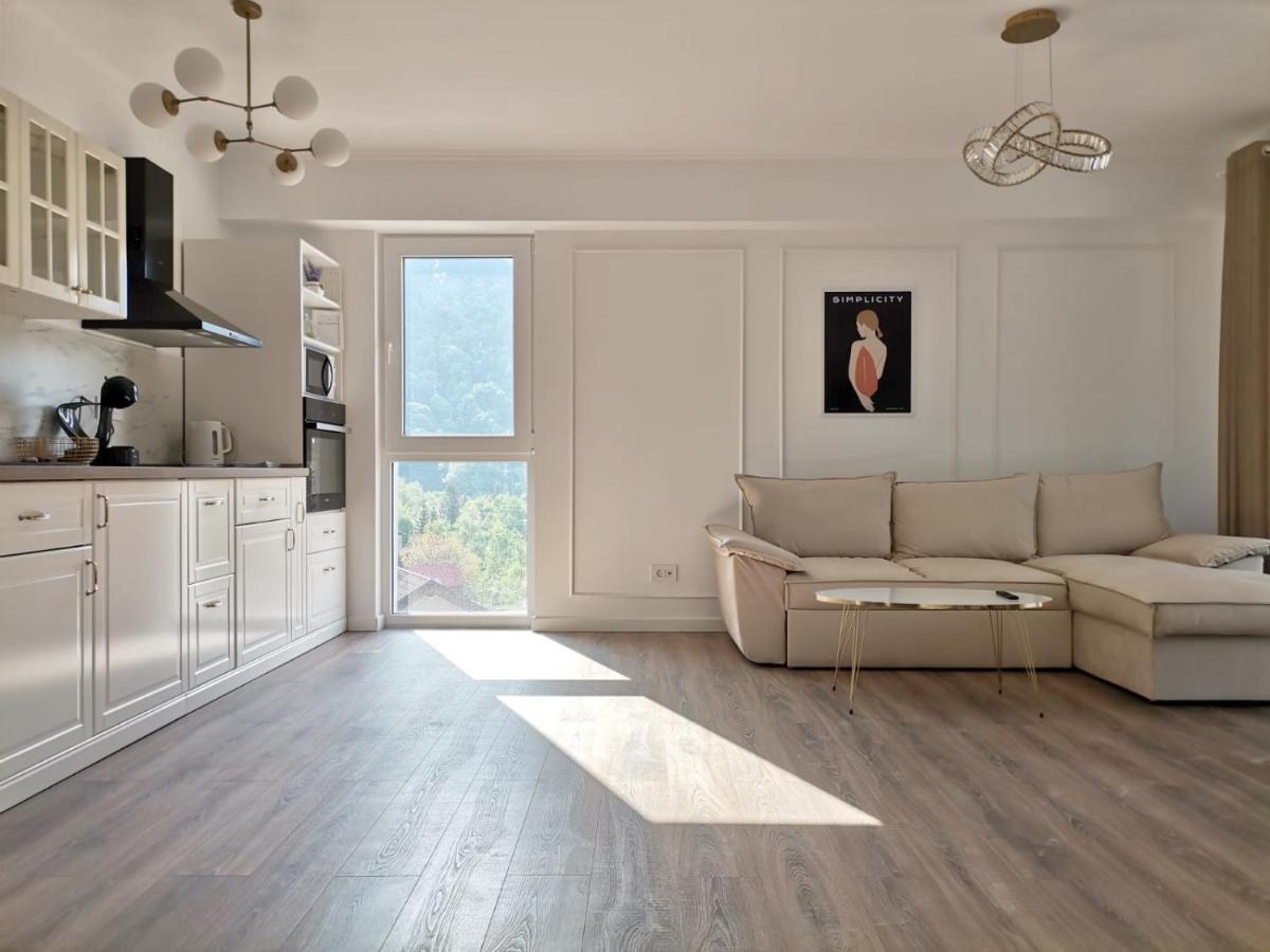 Morning Panoramic View Apartment Sinaia Bagian luar foto